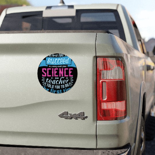 Science Chemist periodic funny Scientist Chemistry Car Magnets