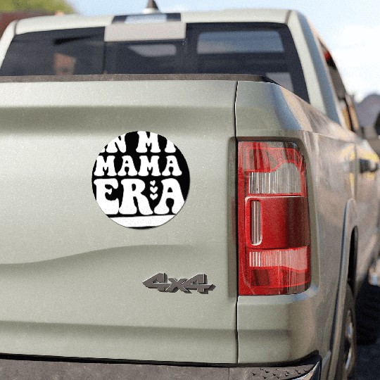 In My Mama Era Groovy Mothers Day Mom Life Car Magnets