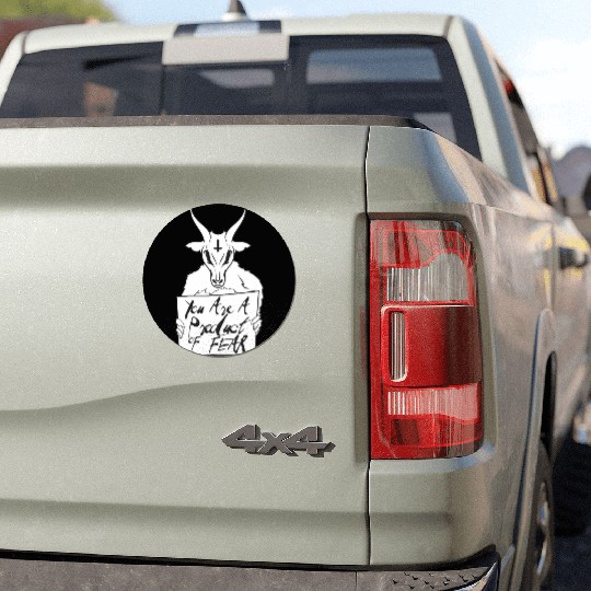 You'Re A Product Of Fear Baphomet Goat Satanic Luc Car Magnets