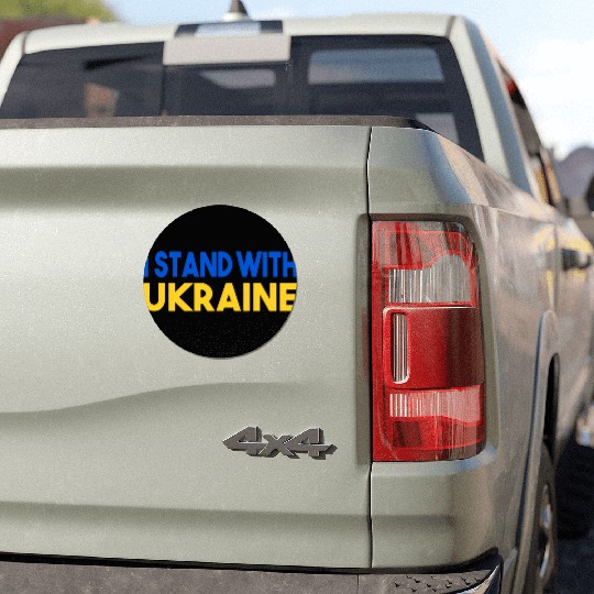 Ukraine Flag I Stand With Ukraine Mens Car Magnets