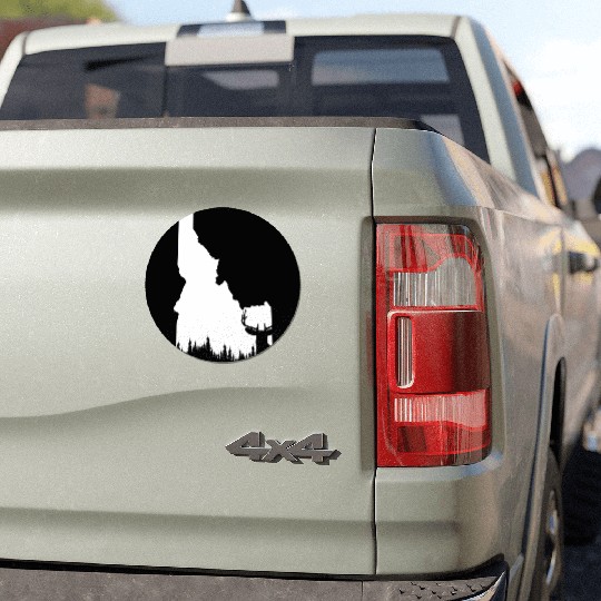 Hunter Elk Deer State Idaho Hunting Car Magnets