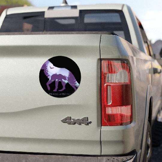 Preserve And Protect Wolf Eagle Bear Car Magnets