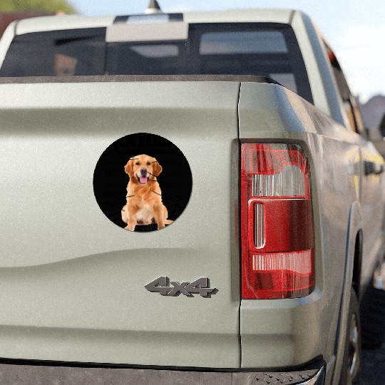 Anatomy Of A Golden Retriever Dog Mom Dad Car Magnets