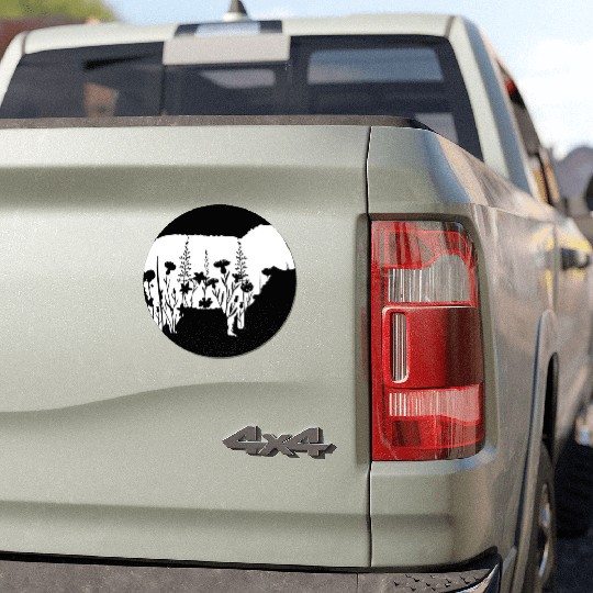 Sheep Whisperer Flower Funny Farming Farm Animal Car Magnets