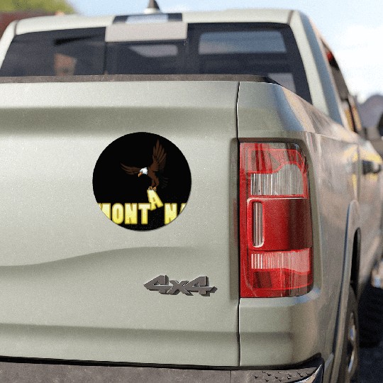 Bald Eagle Bird In Montana Car Magnets