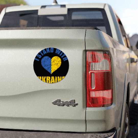 Support Ukraine I Stand With Ukraine Ukrainian Car Magnets