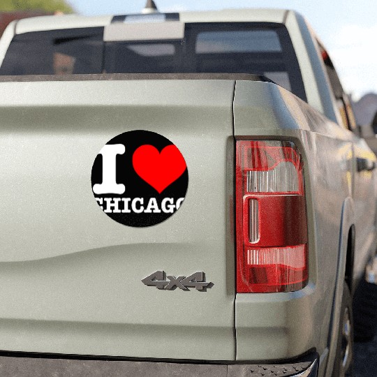 Chicago - I Heart Chicago - I Love Chicago Car Magnets
