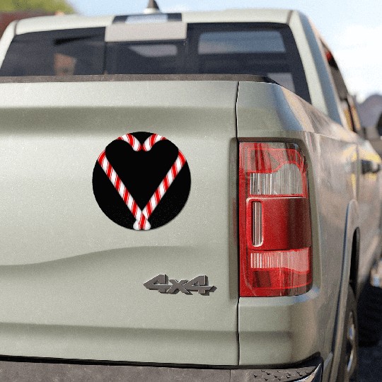 Sweets Candy Canes He Car Magnets