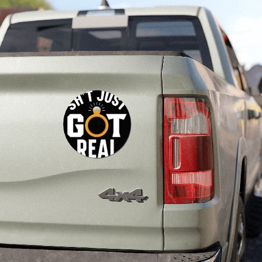 Bride And Groom Wedding Day Marriage Just Married Car Magnets