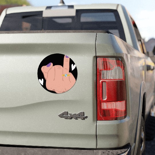 Bride And Groom Wedding Day Marriage Just Married Car Magnets