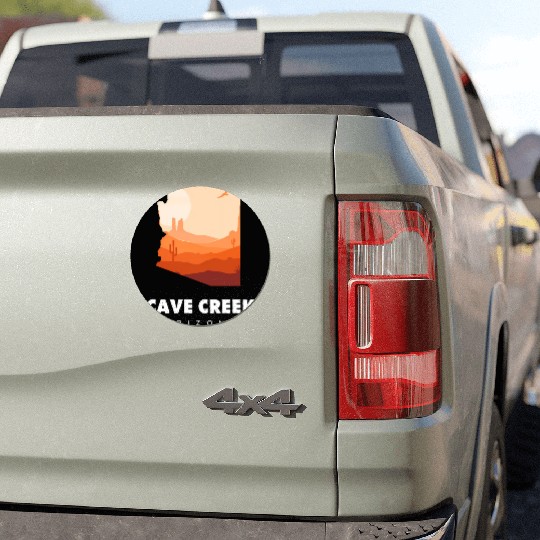 Caving Cave Creek Arizonna For Caveman Hiker Car Magnets