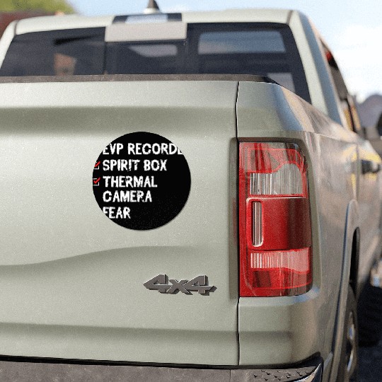 Evp Recorder Ghost Hunting Equipment Car Magnets