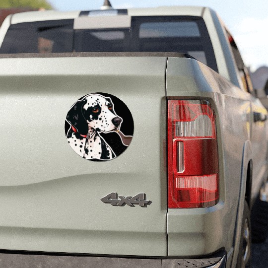 Dalmatian Tabacco Car Magnets