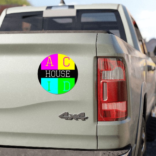 Acid house Car Magnets