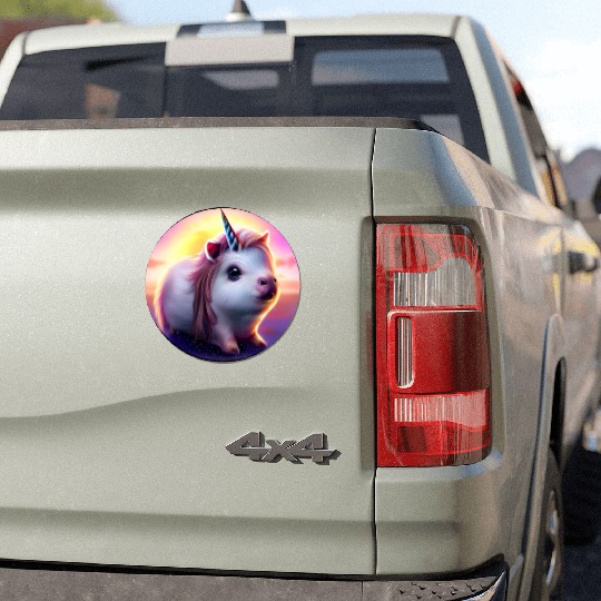 Guinea pig unicorn Car Magnets