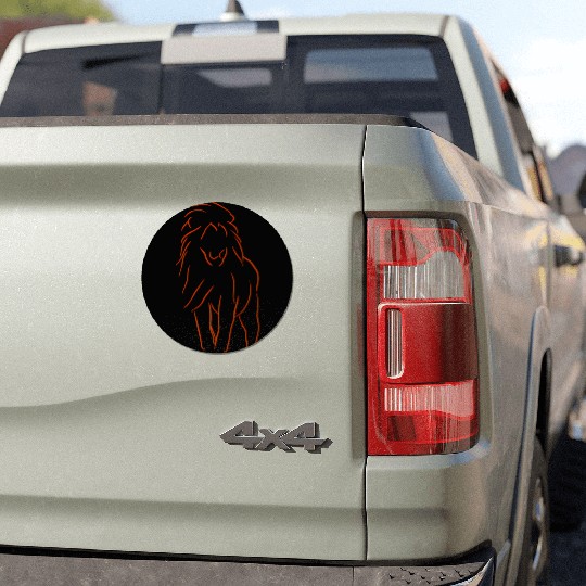 Lion King Of The Car Magnets