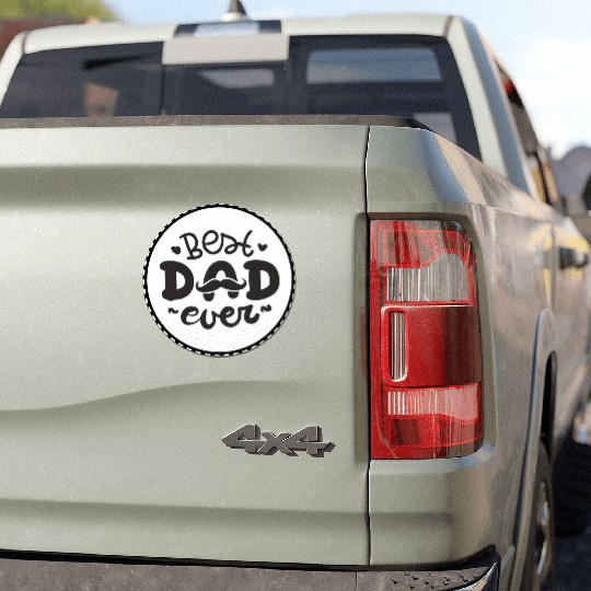 Best Dad Ever Car Magnets