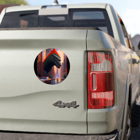 King Of Monsters Takes On City And Muscle Car Magnets
