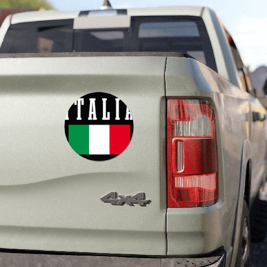 Italia Italian Flag Italy Pride Car Magnets