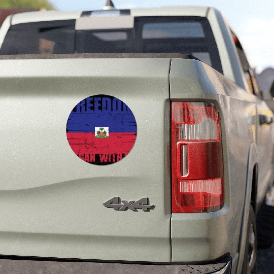 Haiti Heritage Month Freedom Began With Us Proud Car Magnets