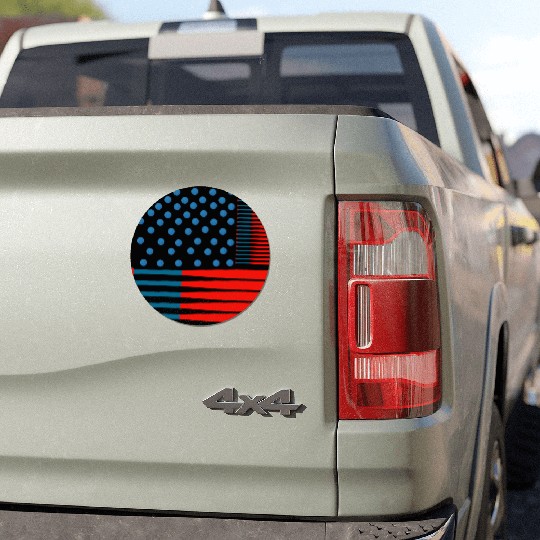 Baseball Stars & Stripes: A Patriotic Swing Car Magnets