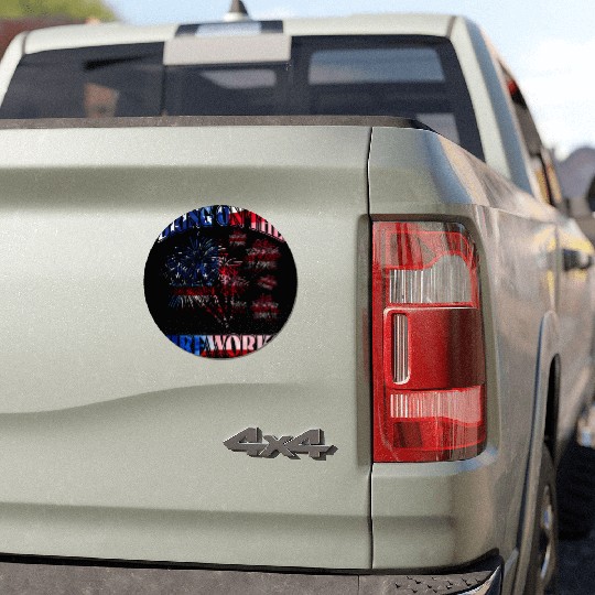 Bring on the Fireworks Car Magnets