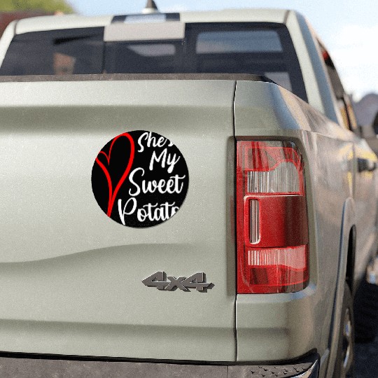 She s My Sweet Potato Car Magnets