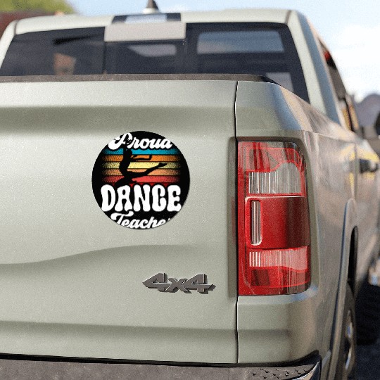 Proud Dance Teacher Teach Dancing Class Dancer Car Magnets