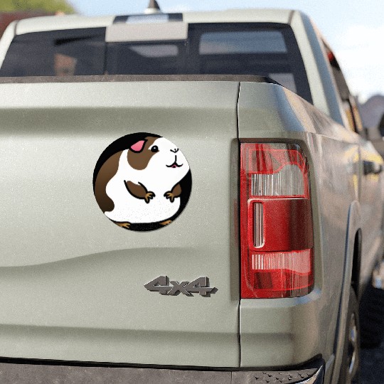 Simply cute guinea pig Car Magnets