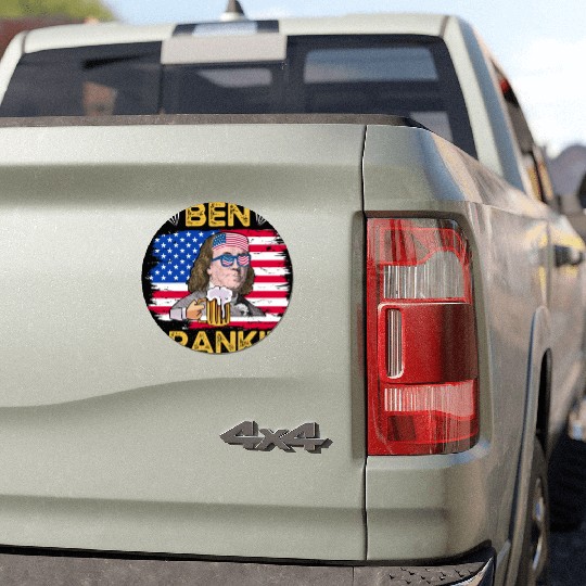 Ben Drankin US President Independence Day Car Magnets