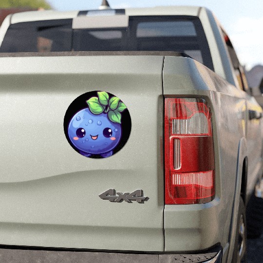 Blueberry kawaii Car Magnets