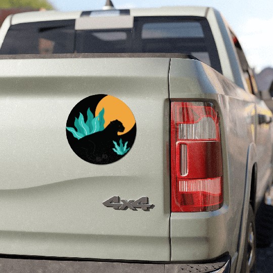 Sunday Chillout With Black Panther Car Magnets