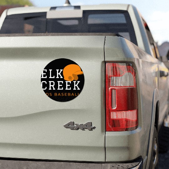 elk creek design - baseball Car Magnets