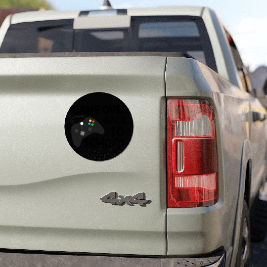 Game Over Back To School girl Car Magnets