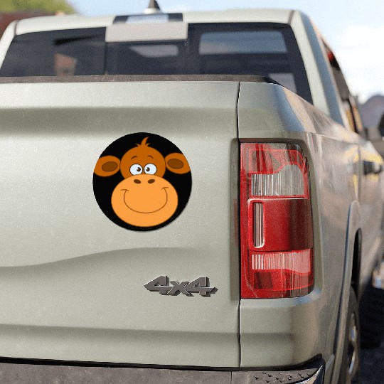 Monkey Face Car Magnets