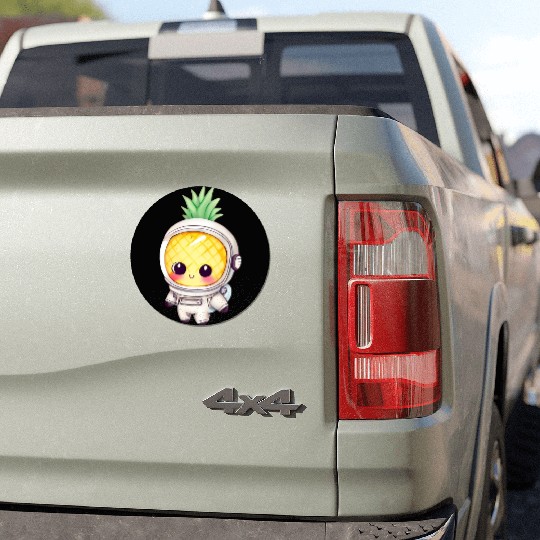 Kawaii astronauts pineapple Car Magnets