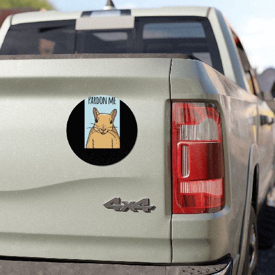 Squirrel Gag Funny Squirrel Lover Car Magnets