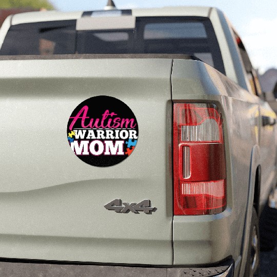 Autism Warrior Mom Autistic Advocate Car Magnets