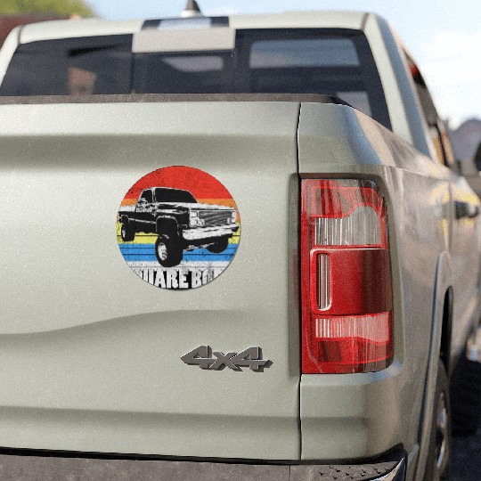 Lifted Square Body Truck Squarebody Car Magnets