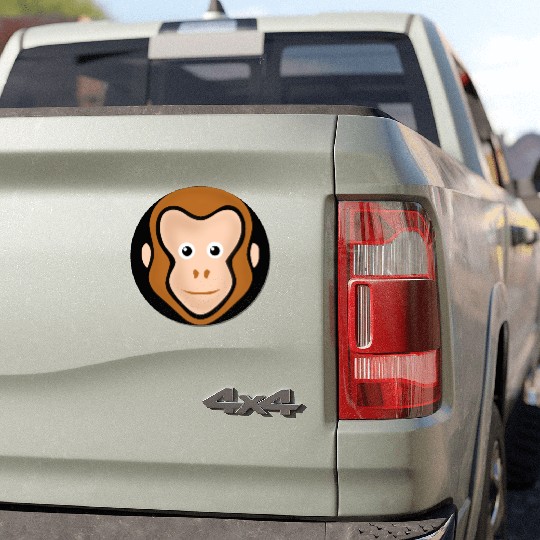 Monkey Face Adorable Car Magnets