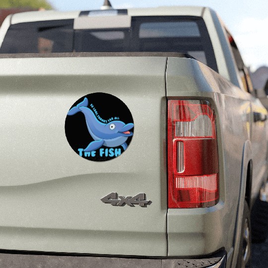 Thankful Dolphin Car Magnets