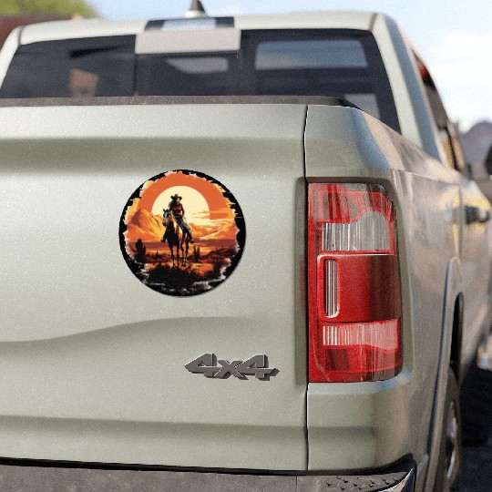 Wild West Journey Car Magnets