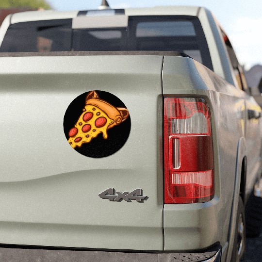 Pizza Cat Cat Lover Pizza Slice Cheese Car Magnets
