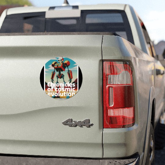 Alien Brain Pilot: Mech Masterpiece Car Magnets