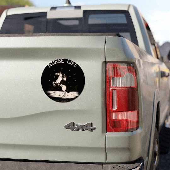Nurse Life It's The Wild West Car Magnets