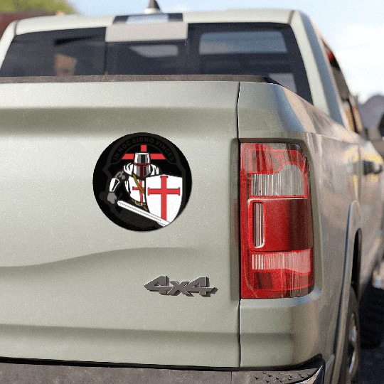 Crusader 'in Hoc Signo Vinces ' Knights Templar Car Magnets