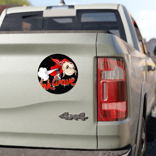 Graffiti Sprayer Koi Fish Street Style Car Magnets
