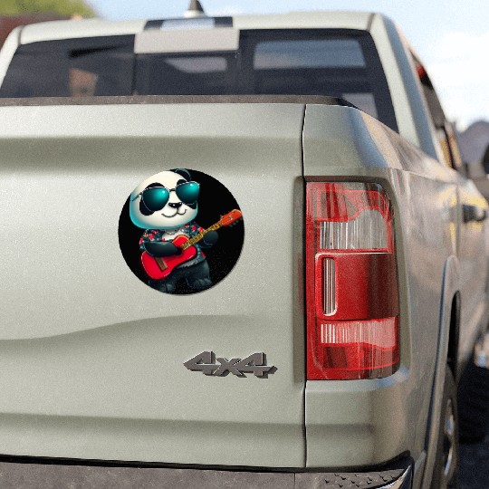 Aloha style panda Car Magnets