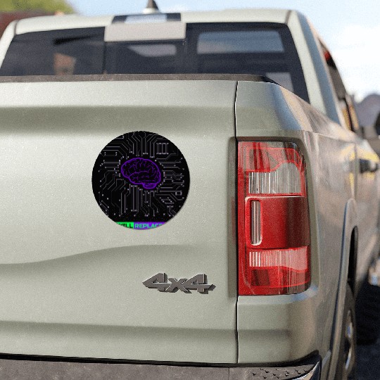 Ai Will Replace Us Car Magnets