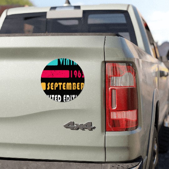 september 1963 Anniversary september 1963 septembe Car Magnets